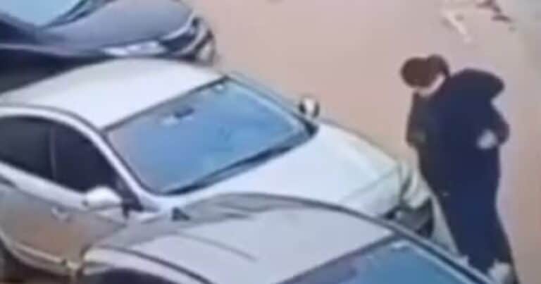 Video: un choque de autos en Brasil terminó de una forma que casi nadie esperaba