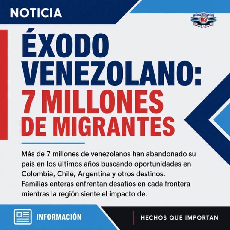 más de 7 millones de personas han abandonado Venezuela en los últimos años por la crisis…