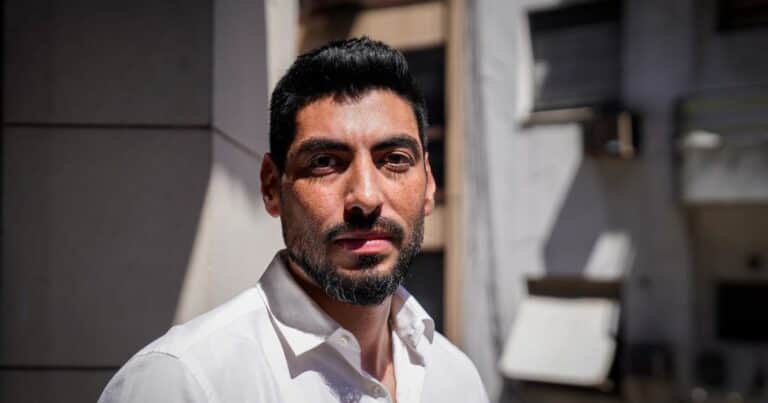 Facundo Moyano fue demorado en Belgrano tras un violento episodio con una joven que corría semidesnuda por la calle