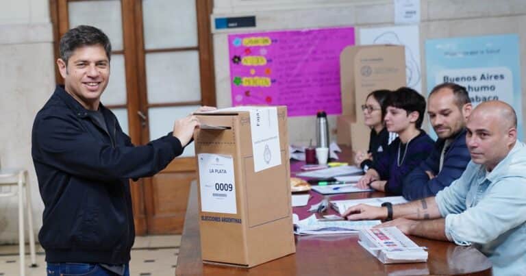 El dilema de Kicillof: cómo es el método para evitar largas filas en una elección concurrente que estudian en la Provincia
