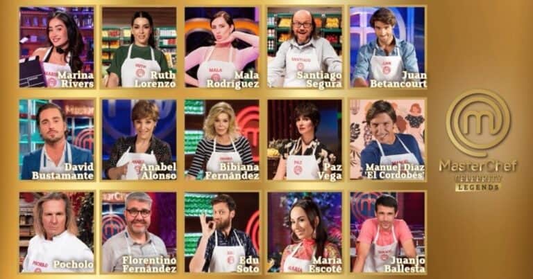 Los 15 famosos que regresan a las cocinas de ‘MasterChef Celebrity Legends’ en busca de una segunda oportunidad