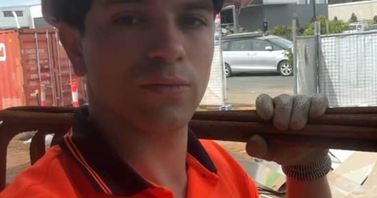 Dylan, albañil argentino en Australia: «Después de 8 horas de trabajo, nos vamos a casa con 320 dólares»
