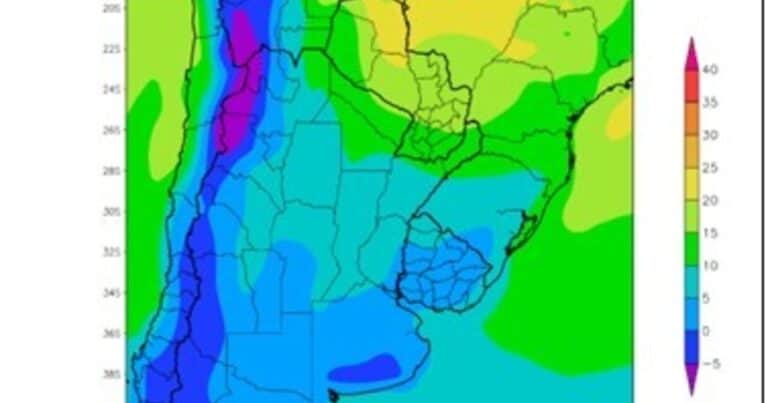 Tras las lluvias, vuelven las heladas en muchas regiones