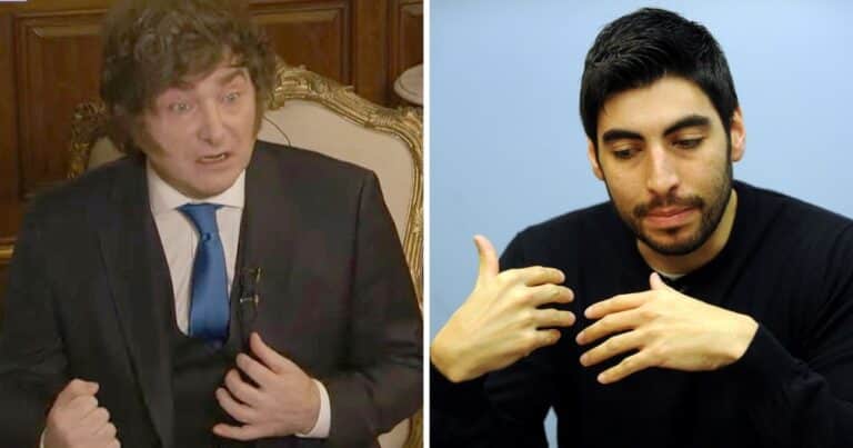 «Experto en paros»: Javier Milei se burló de Facundo Moyano tras el escándalo con su novia Candela Arizaga