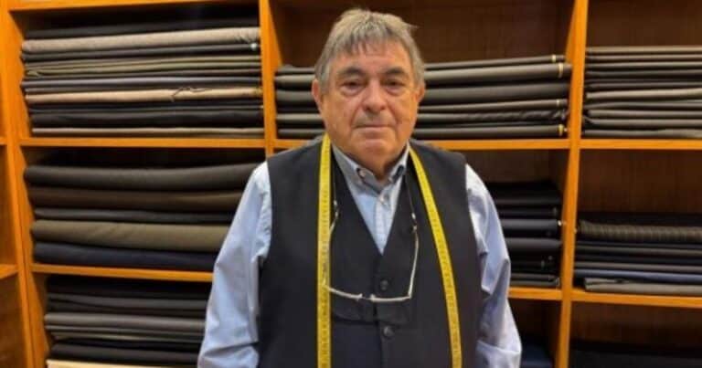 Joan Baseiria, sastre de 81 años: «La mayoría de ropa actual ya no es ni de algodón ni de lana»