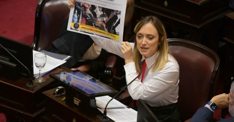 Villarruel calienta la interna oficialista y autoriza a una senadora de La Cámpora a participar por zoom de la sesión por la Ley de Tierras