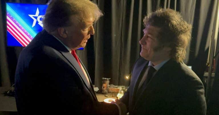 Milei llega a Miami y será el primer presidente al que reciba Trump luego de su triunfo electoral