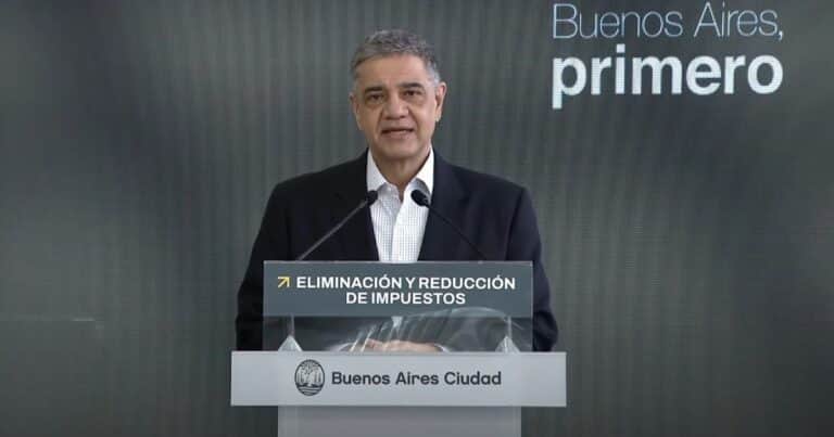 El Gobierno porteño anunció la eliminación y reducción de impuestos a comerciantes, monotributistas y jubilados