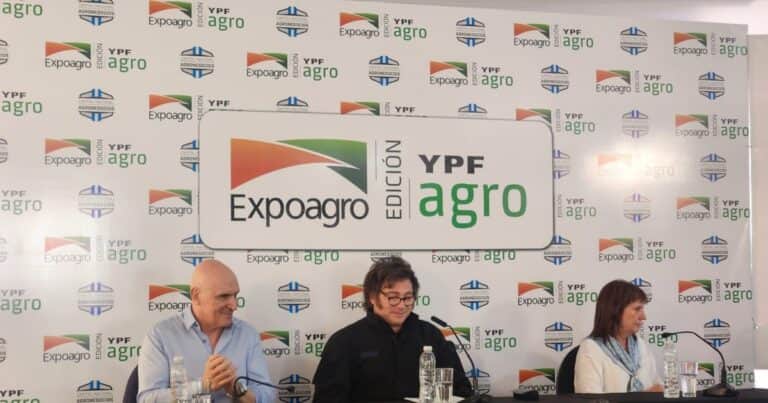 EN VIVO: Javier Milei visita Expoagro tras los incidentes en el Congreso y le dio un fuerte respaldó a Patricia Bullrich