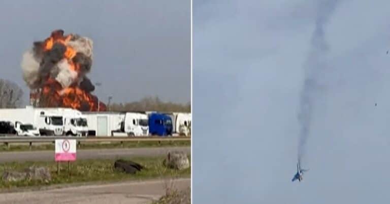 El video del aterrador choque de dos aviones y la rápida reacción de los pilotos para salvarse