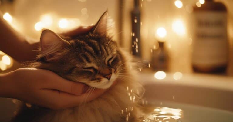 ¿Qué tan seguido conviene bañar a un gato?