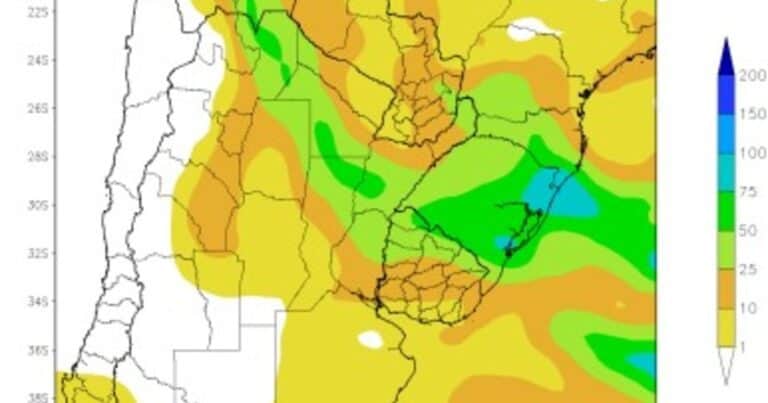 El clima: habrá lluvias en una zona necesitada de agua