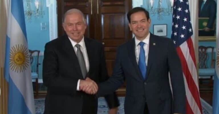 El canciller Werthein se reunió en Washington con el secretario de Estado Marco Rubio