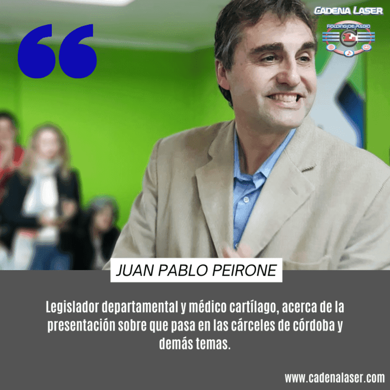 NOTA: Juan Pablo Peirone