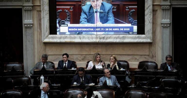 Los cuestionamientos más duros que recibió Guillermo Francos y los reproches tras la espera de dos horas en una sesión caliente por el escándalo cripto