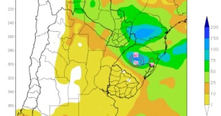 Clima: marcada oscilación térmica acompañada por precipitaciones