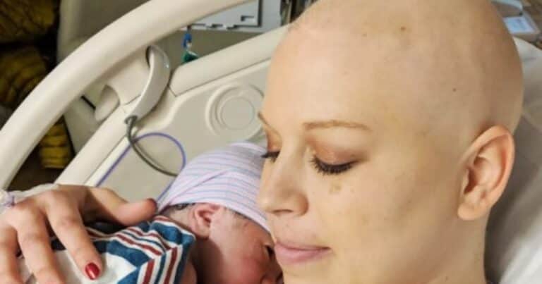 Estaba embarazada de su primer hijo cuando le diagnosticaron una dura enfermedad: después la historia terminó bien