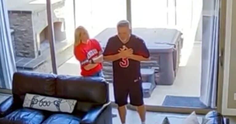 Una mujer salva a su esposo de morir de un infarto «widowmaker» y queda registrado en video