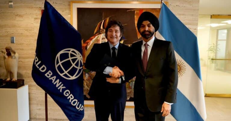 Argentina será el país de mayor crecimiento en América Latina en 2025, según el Banco Mundial
