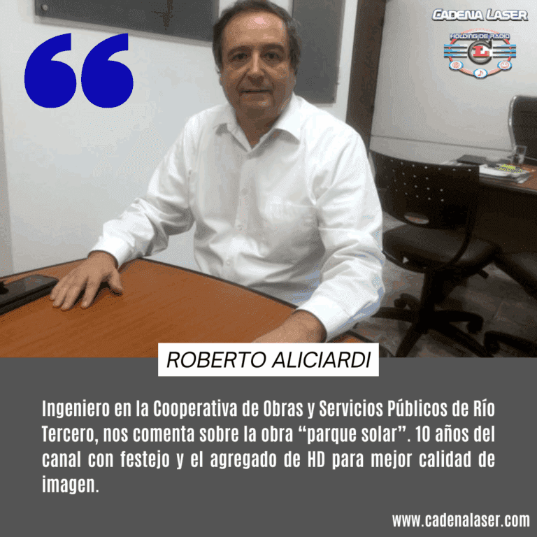 NOTA: Roberto Aliciardi