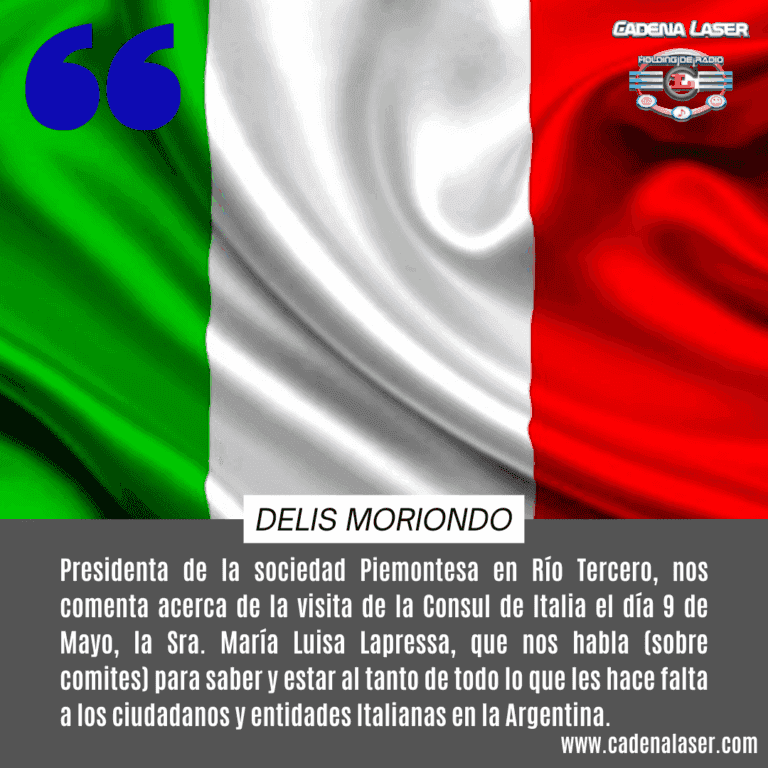 NOTA: Delis Moriondo