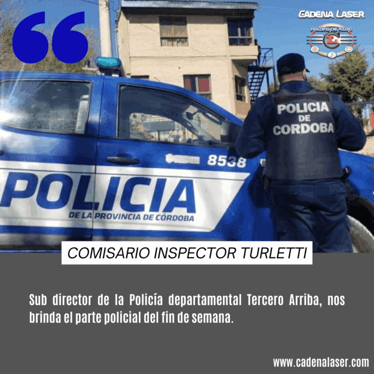 NOTA: Comisario Inspector Turletti