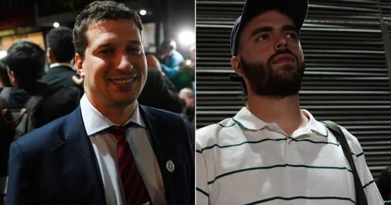 El insólito cruce entre los candidatos a legislador Yamil Santoro y Luca Bonfante en un streaming por la represión a jubilados: «Sos mala leche»