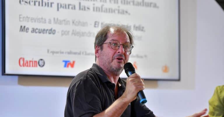 Martín Kohan presentó su primera novela infantil en el espacio cultural Clarín / Ñ