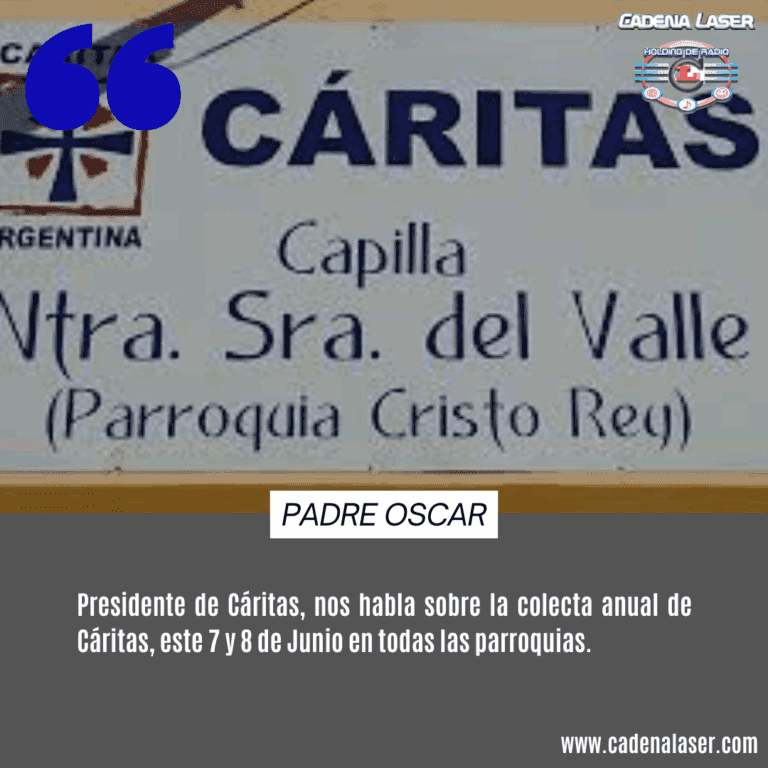 NOTA: Padre Oscar