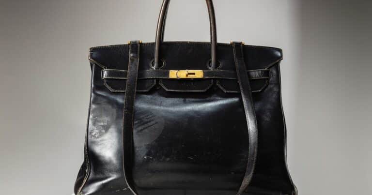 Sale a subasta la primera cartera Birkin, diseñada por Hermès para Jane Birkin