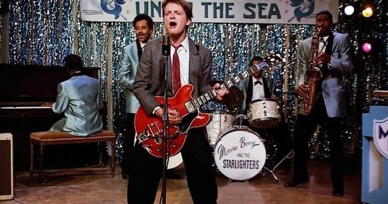 Los protagonistas de «Volver al futuro» lanzaron una campaña para encontrar la guitarra de Marty McFly