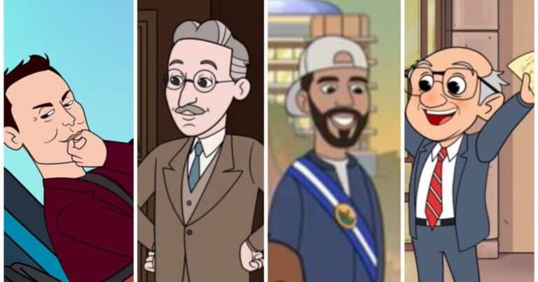 De Milton Friedman a Elon Musk y Bukele, quiénes son los personajes favoritos de Milei que aparecen en los dibujitos libertarios de PakaPaka