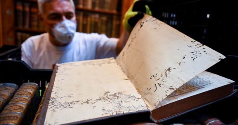Es la biblioteca más antigua del país y una plaga de gorgojos está comiendo 100.000 de sus libros