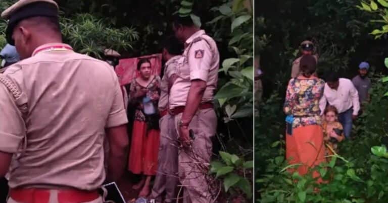 Encontraron a una mujer y sus dos pequeñas hijas viviendo en una cueva