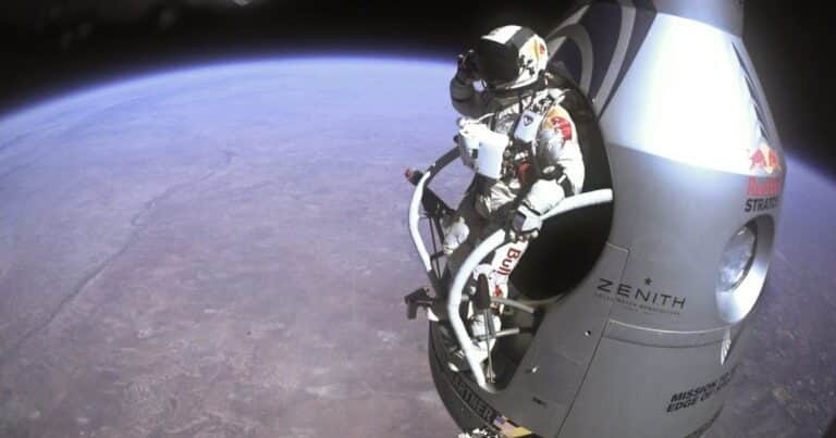 El día en que Felix Baumgartner saltó de la estratosfera y batió tres récords históricos
