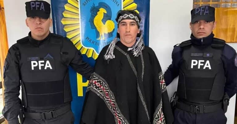 Se entregó en Chubut un dirigente mapuche que estaba prófugo por la toma en el Parque Nacional Los Alerces