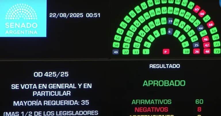 Uno por uno, cómo votaron los senadores para aprobar la ley Garrahan de emergencia pediátrica