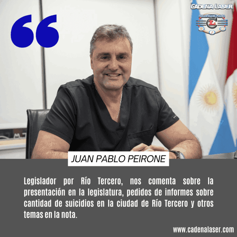 NOTA: Juan Pablo Peirone