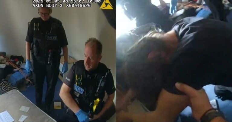 Robó varios negocios y cuando la policía fue a detenerlo, se escondió bajo la cama
