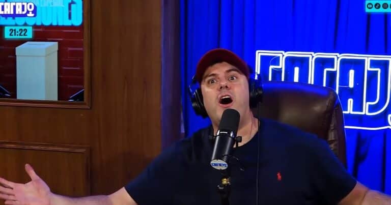 La reacción en vivo del Gordo Dan al conocer el triunfo de La Libertad Avanza: insultos, furia anti K y un duro comentario sobre Carrió