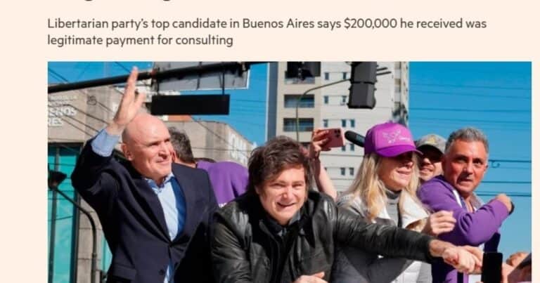 El escándalo Espert que golpea a la gestión Milei llegó a uno de los diarios económicos más prestigiosos del mundo