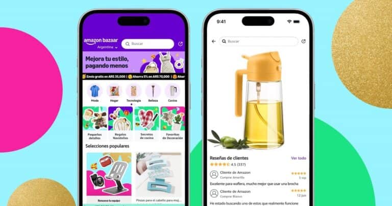 Cómo funciona Amazon Bazaar, la app rival de Shein y Temu que desembarca en Argentina con miles de productos baratos