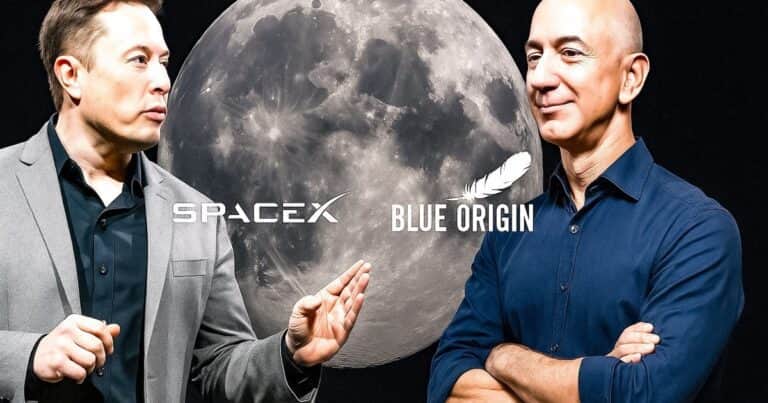 Elon Musk vs. Jeff Bezos: la pelea por el contrato multimillonario que definirá quién controla la Luna