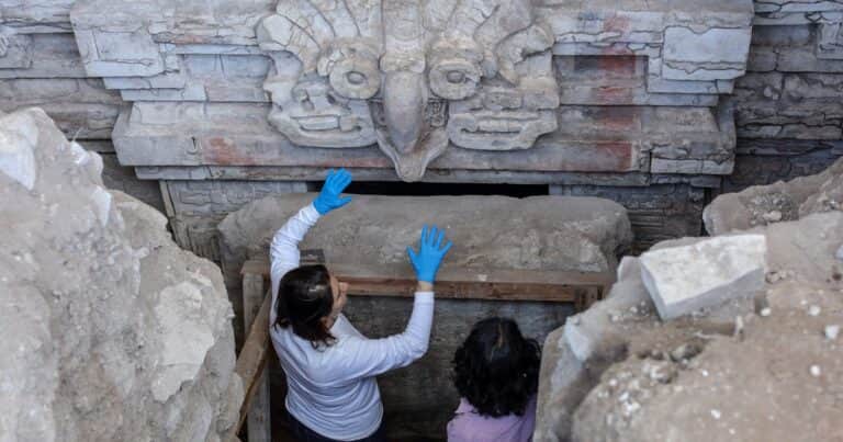 Hallaron una tumba zapoteca intacta de 1.400 años de antigüedad
