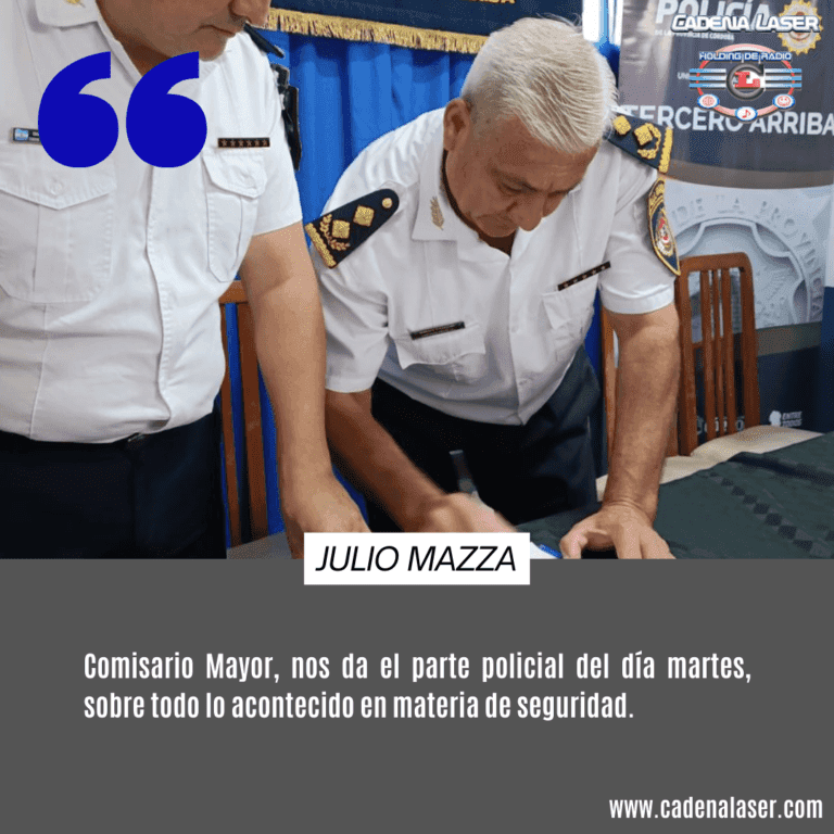 NOTA: Julio Mazza