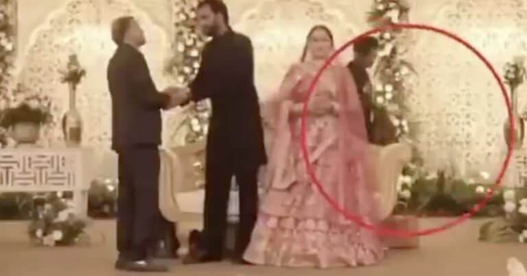 Filman a un «colado» a una boda robando la cartera de la novia que contenía joyas y dinero