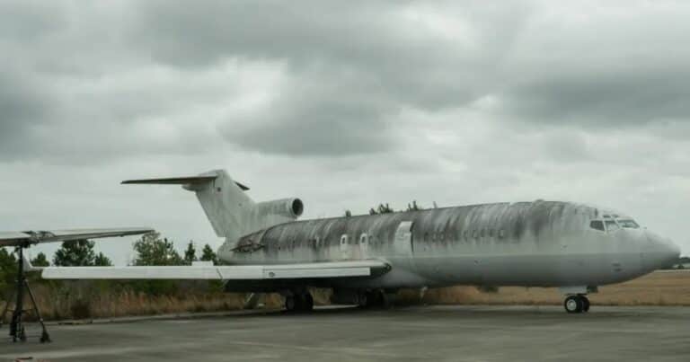 Así es por dentro “Lolita Express” el avión abandonado de Jeffrey Epstein