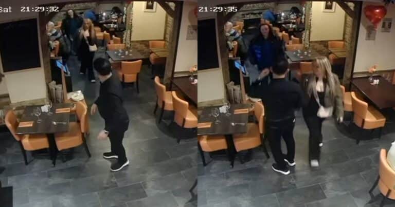 Disfrutaron de una cena en San Valentín y huyeron sin pagar: todo quedó filmado