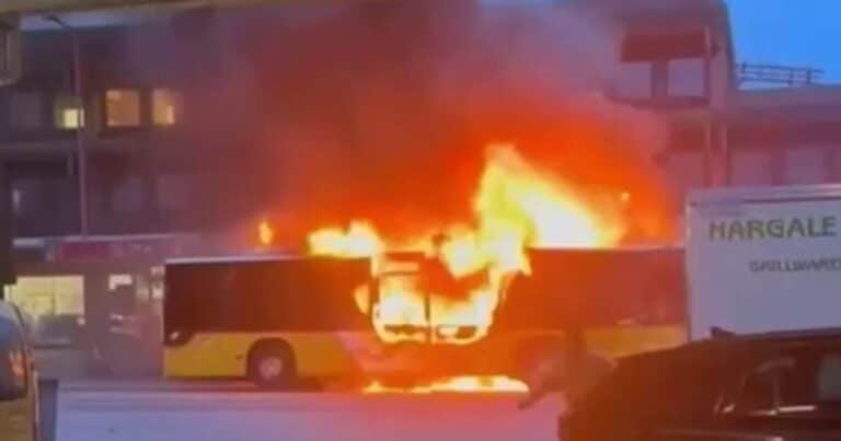 Al menos seis muertos tras el incendio de un autobus en Suiza