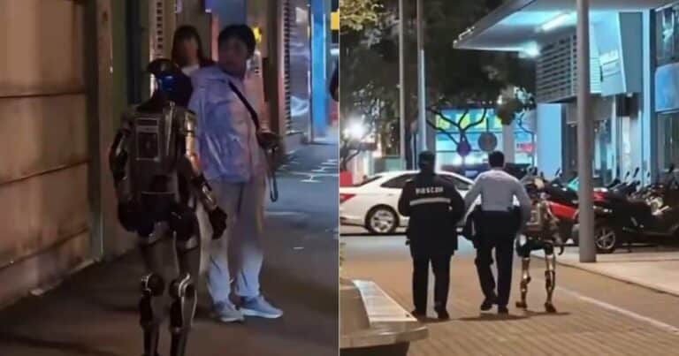 Detuvieron a un robot por horrorizar a una mujer en la calle: tuvo que ser hospitalizada